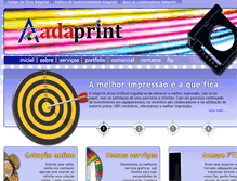 Tablet Screenshot of adaprint.com.br